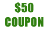 $50 Promo Code / Coupon Code