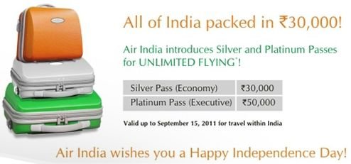 Air India unlimited flying