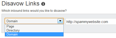 bing disavow links