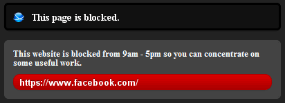 Facebook Blocked