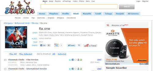 play hindi songs online