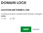 domain lock