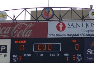 Firefox Logo on Football Stadium