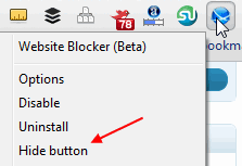 hide-blocker Hide button