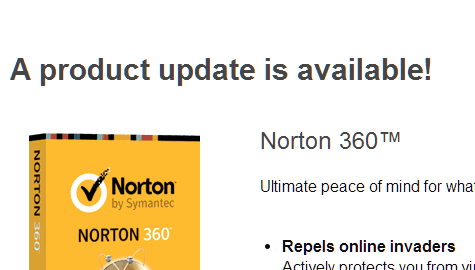 norton product update