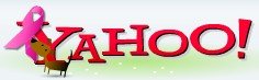 Yahoo! breast cancer logo