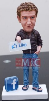 mark zuckerburg facebook doll