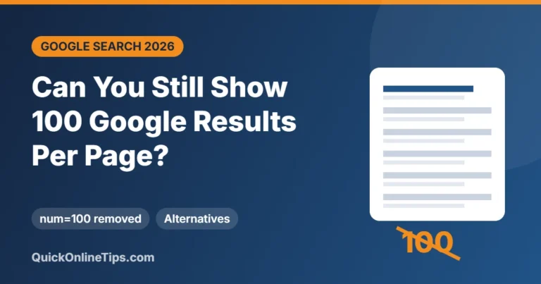 100 Google search results on one page