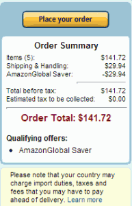 Amazon Global Free Super Saver International Shipping to India - QOT