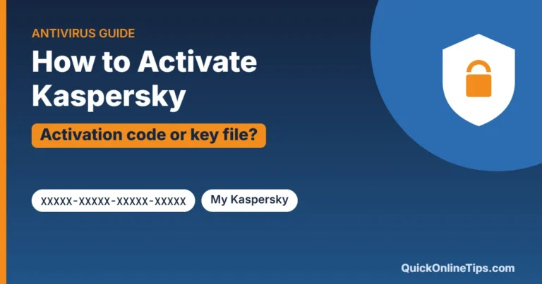 How to activate Kaspersky with an activation code or key file