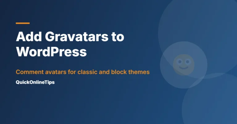 How to add Gravatars to WordPress themes