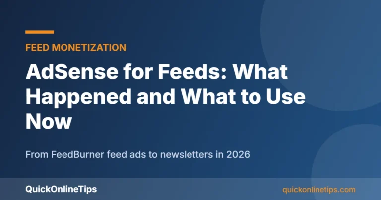 AdSense for Feeds history and alternatives card
