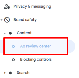 adsense review center