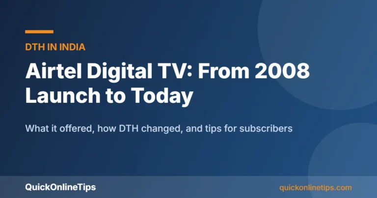 Airtel Digital TV DTH guide