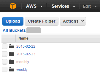 amazon s3 backup