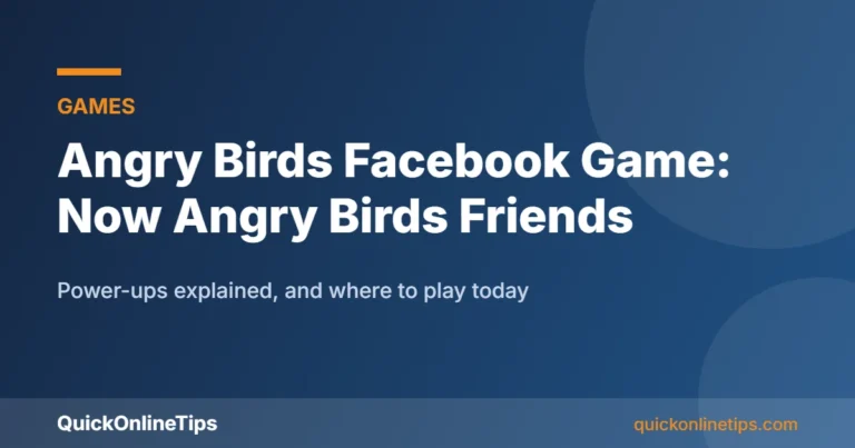 Angry Birds Friends Facebook game guide card