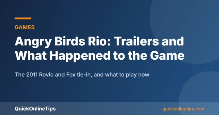 Angry Birds Rio game card