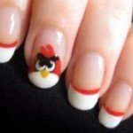 angry birds nail art