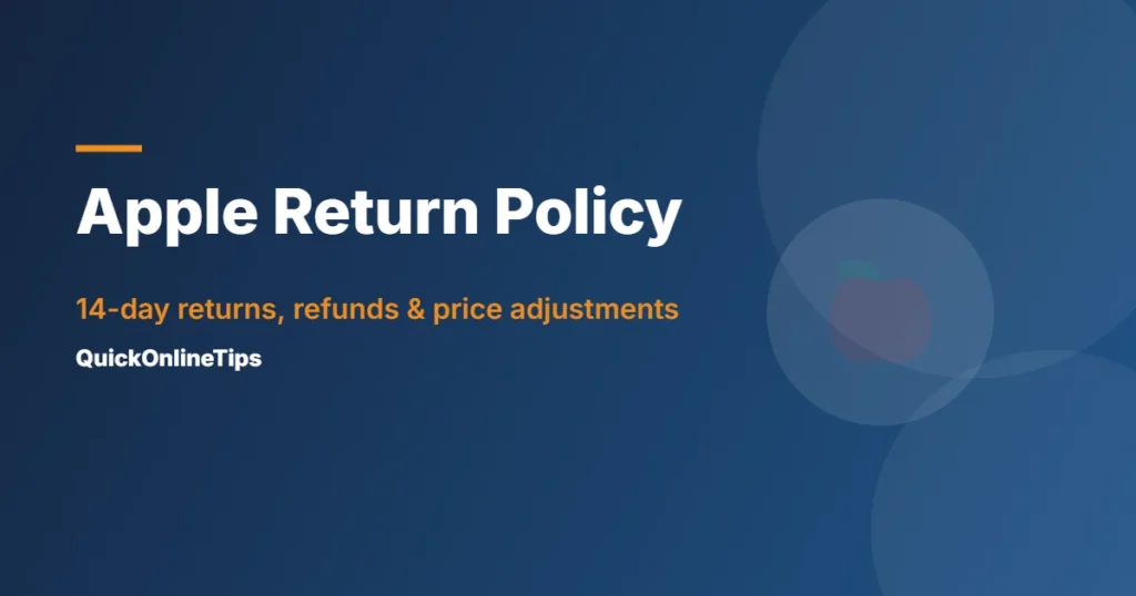 Apple return policy