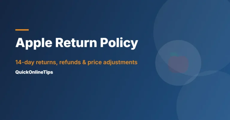 Apple return policy