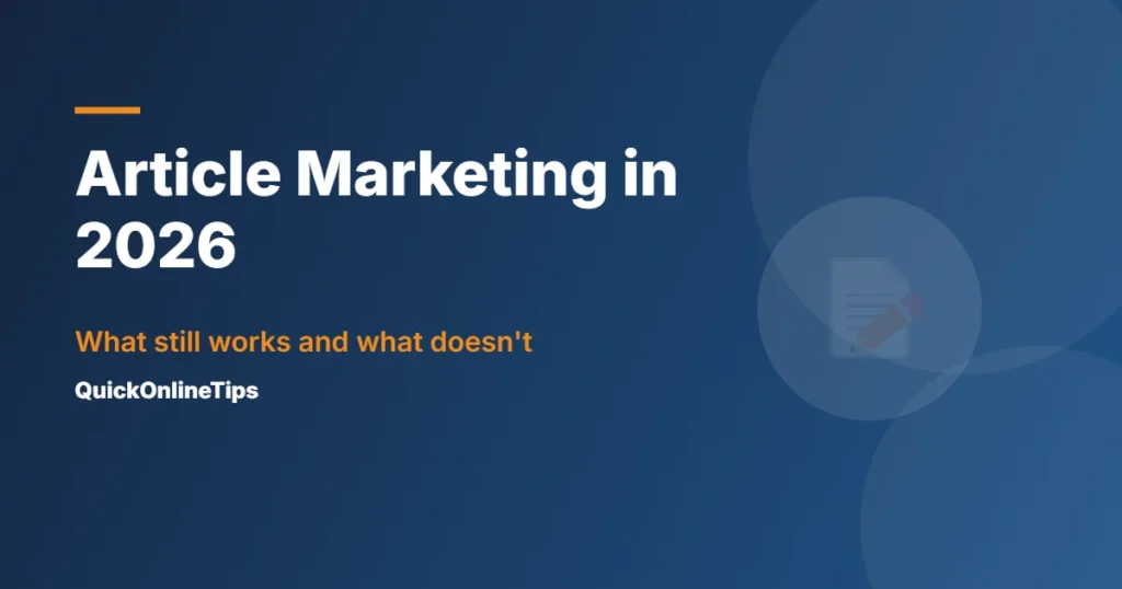 Article marketing in 2026