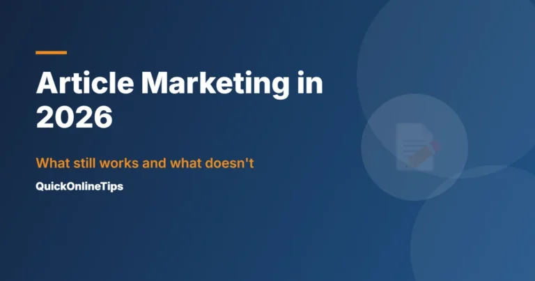 Article marketing in 2026