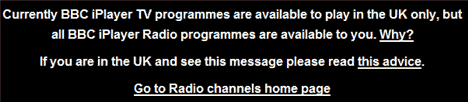 bbc iplayer restrictions