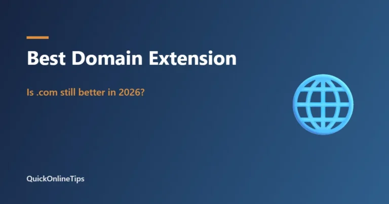 Best domain extension .com vs others