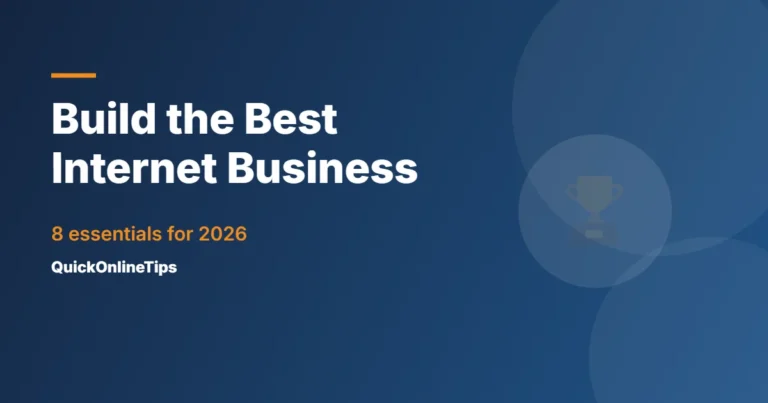 Build the best internet business