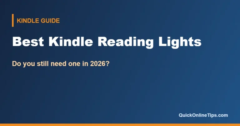 Best Kindle reading lights