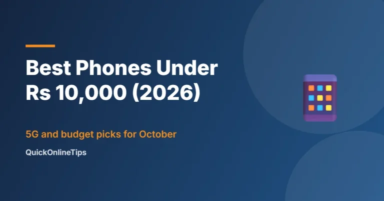 Best mobile phones under 10000