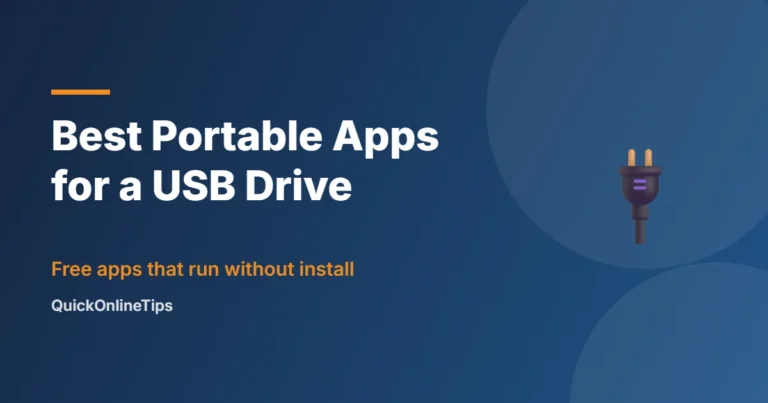 Best portable apps for a USB drive