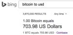 bitcoin exchange rate