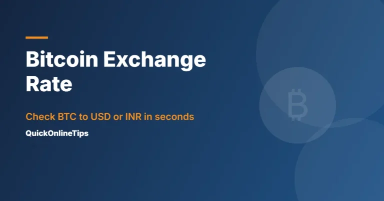 Bitcoin exchange rate