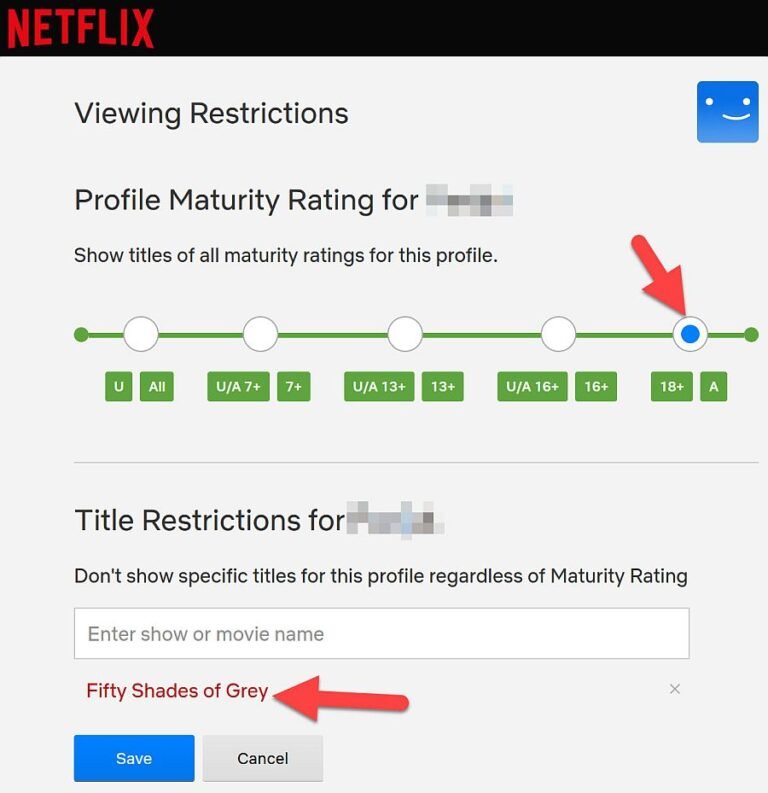 block neftlix adult content