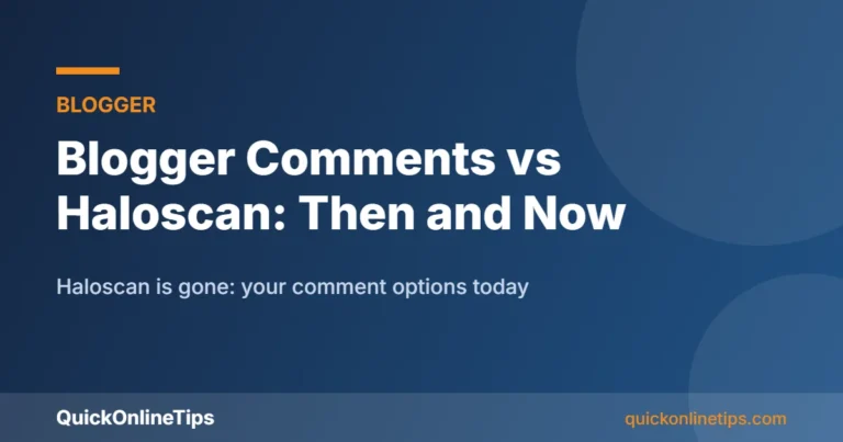 Blogger comments vs Haloscan comments