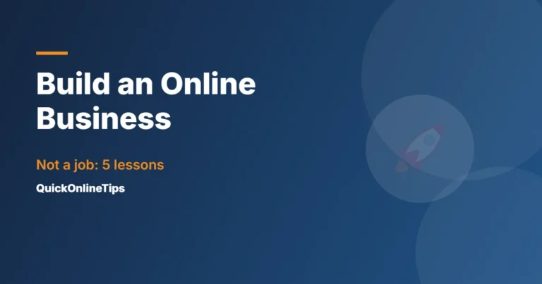 How to build an online business