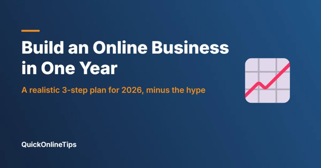 Build an online business in one year