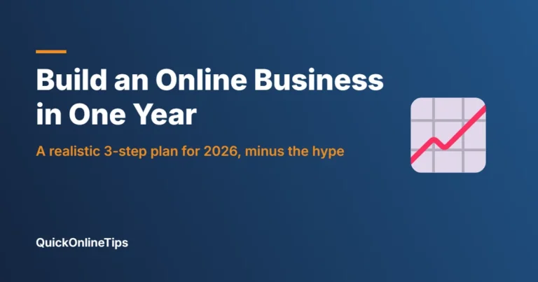 Build an online business in one year
