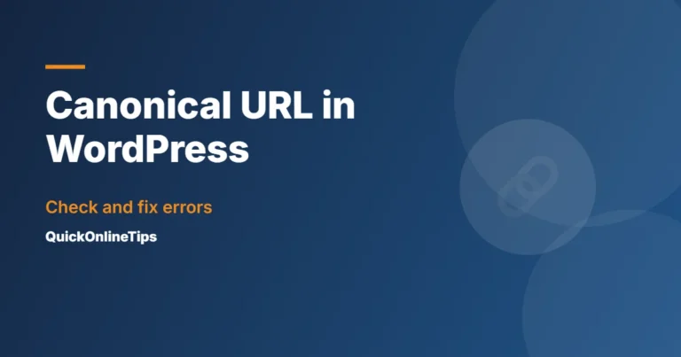 Canonical URL in WordPress