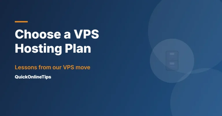 How to choose a VPS hosting plan
