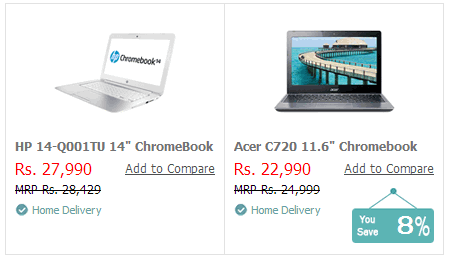 chromebook on croma
