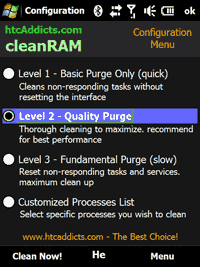 clean ram