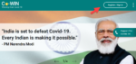 cowin registration page