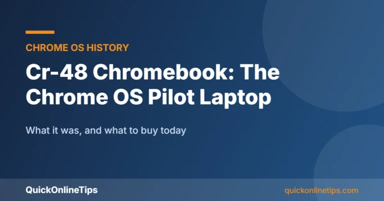 Cr-48 Chromebook and the Chrome OS pilot program