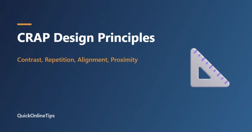 CRAP design principles