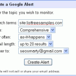 create google alert