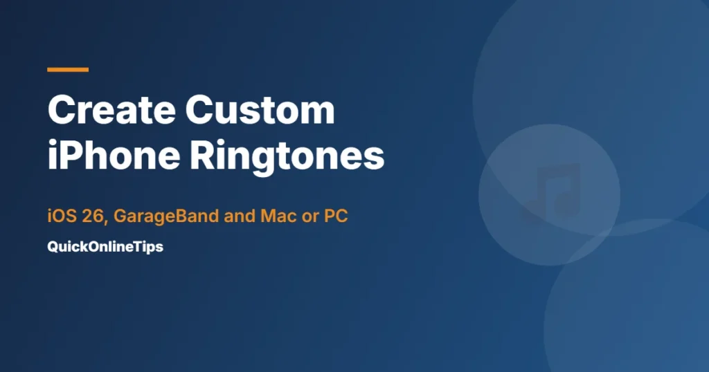 How to create custom iPhone ringtones