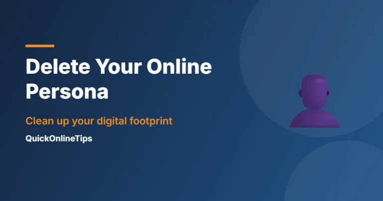 Delete your online persona