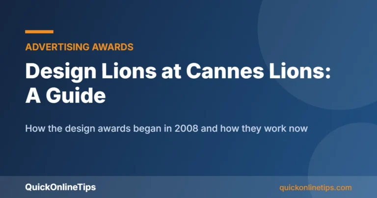 Design Lions at the Cannes Lions festival guide